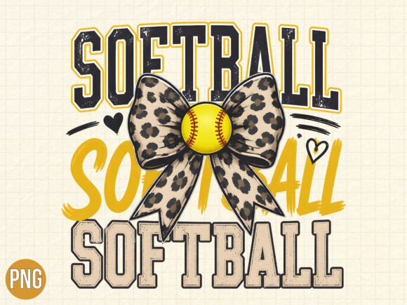 Download Softball Leopard Bow PNG, Game Day SHIRT - Game day Collection