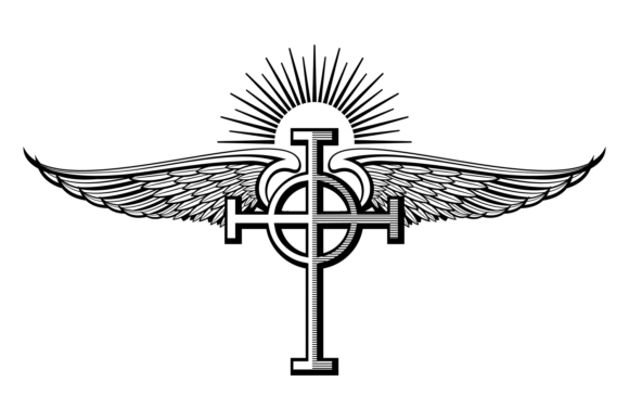 Download Holy Cross Winged Emblem. Heaven Symbol - Holy cross Collection