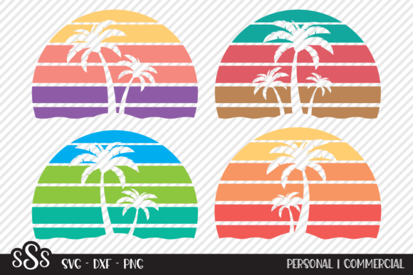Download Palm Tree Sunset Bundle - Summer Designs - Premium Resources