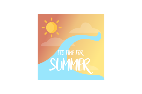 Download Summer Illustrations Wave Sea Beach Blue - Premium Bundle